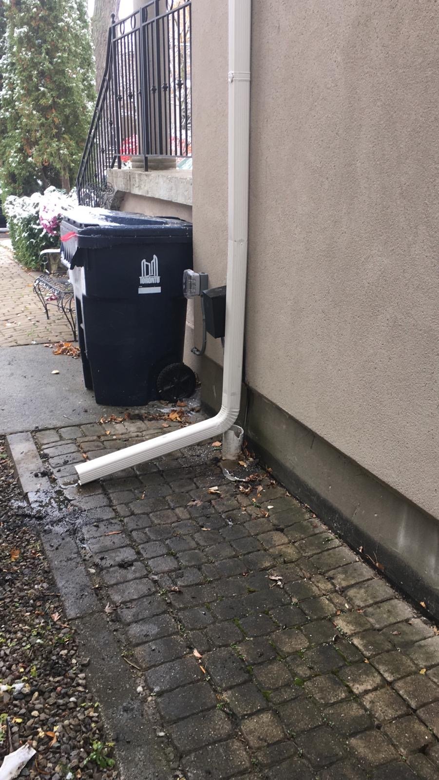 Toronto downspout disconnection compliance work